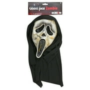 Fun World White PVC Halloween Scream Costume Mask, for Adult